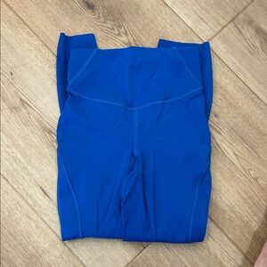 lululemon Base Pace Highrise Crop 23” Size 0 Symphony Blue Leggings